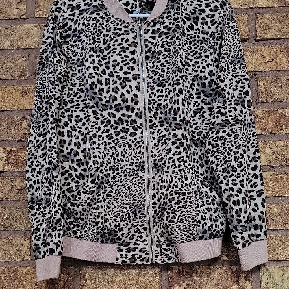 KORI Leopard Print Women's Lightweight Jacket Size Small New with Tags - Picture 6 of 9